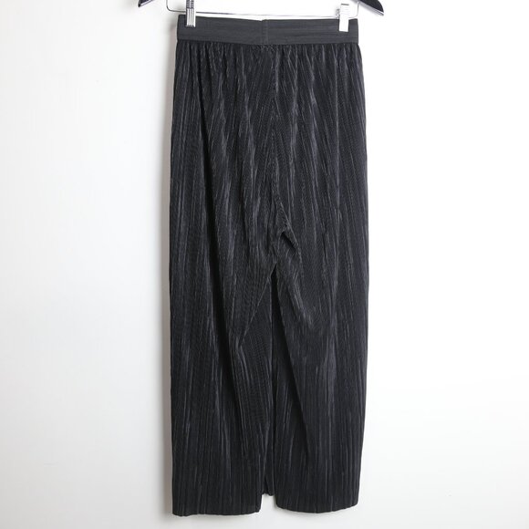 Dynamite Black High-Rise Pleated Flowy Relaxed Wide-Leg Pants Size Small - Picture 5 of 6
